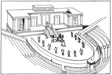 Old roman theatre coloring pages printable coloring pages free printable coloring pages