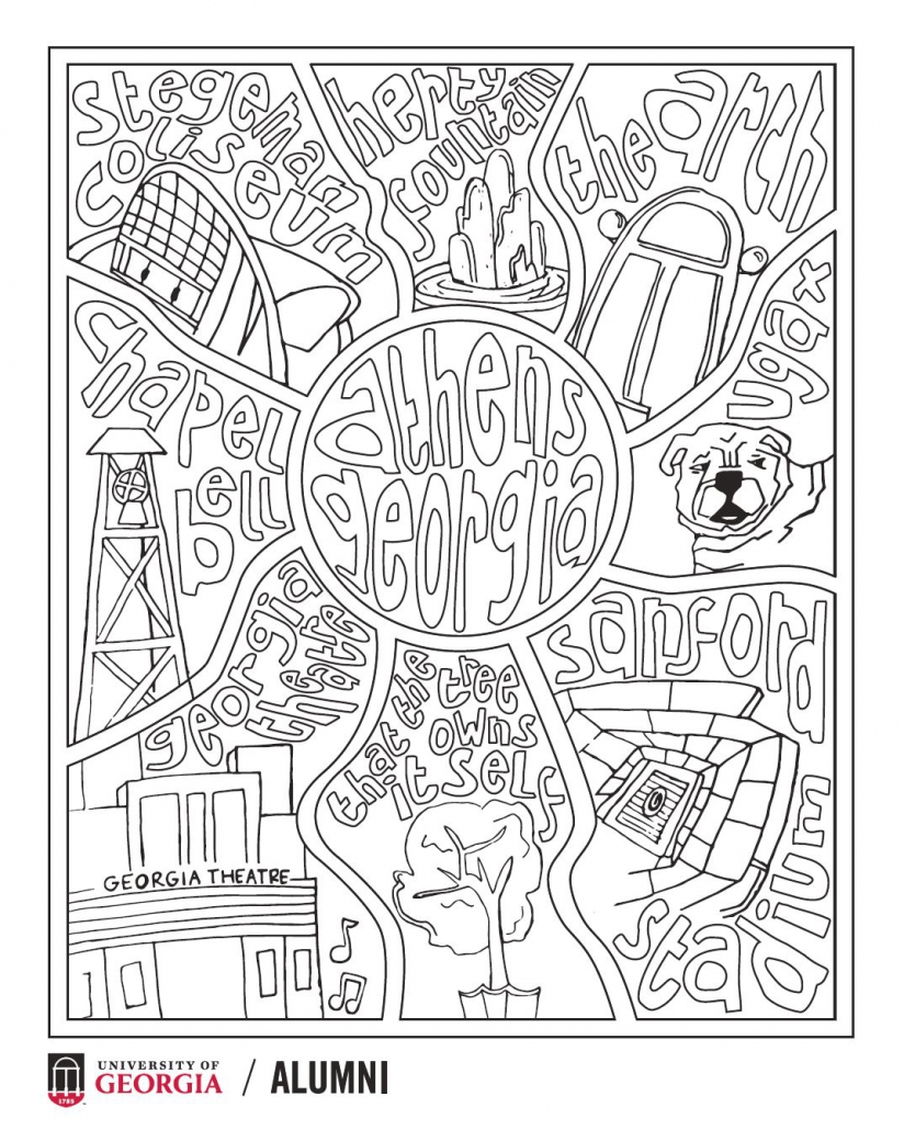 Outside the lines a coloring page for quarantine