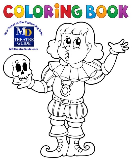 Coloring book hamlet âto be or not to beâ maryland theatre guide