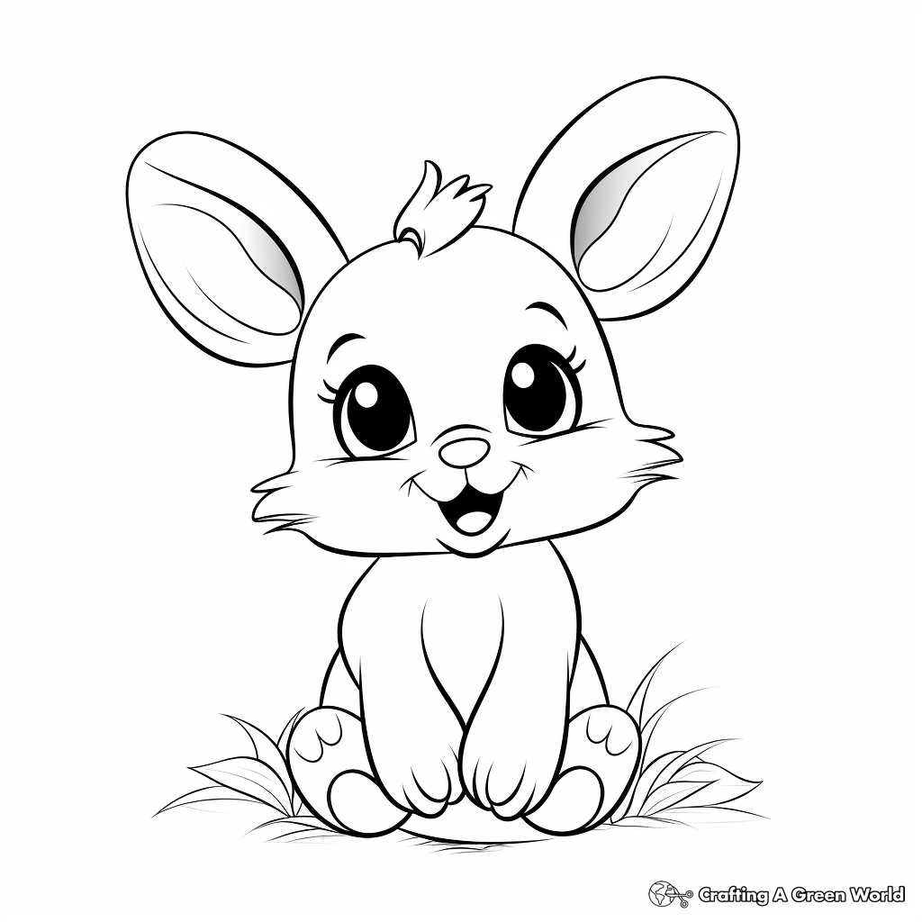 Bunny coloring pages