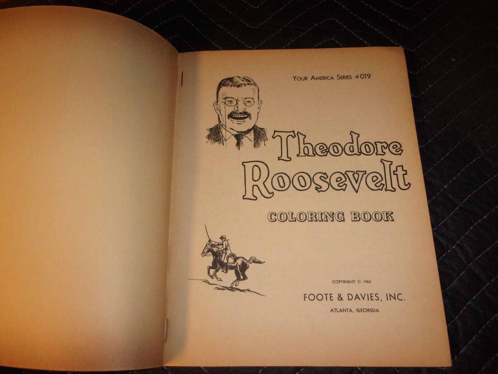 Theodore roosevelt the rough rider your american series coloring book