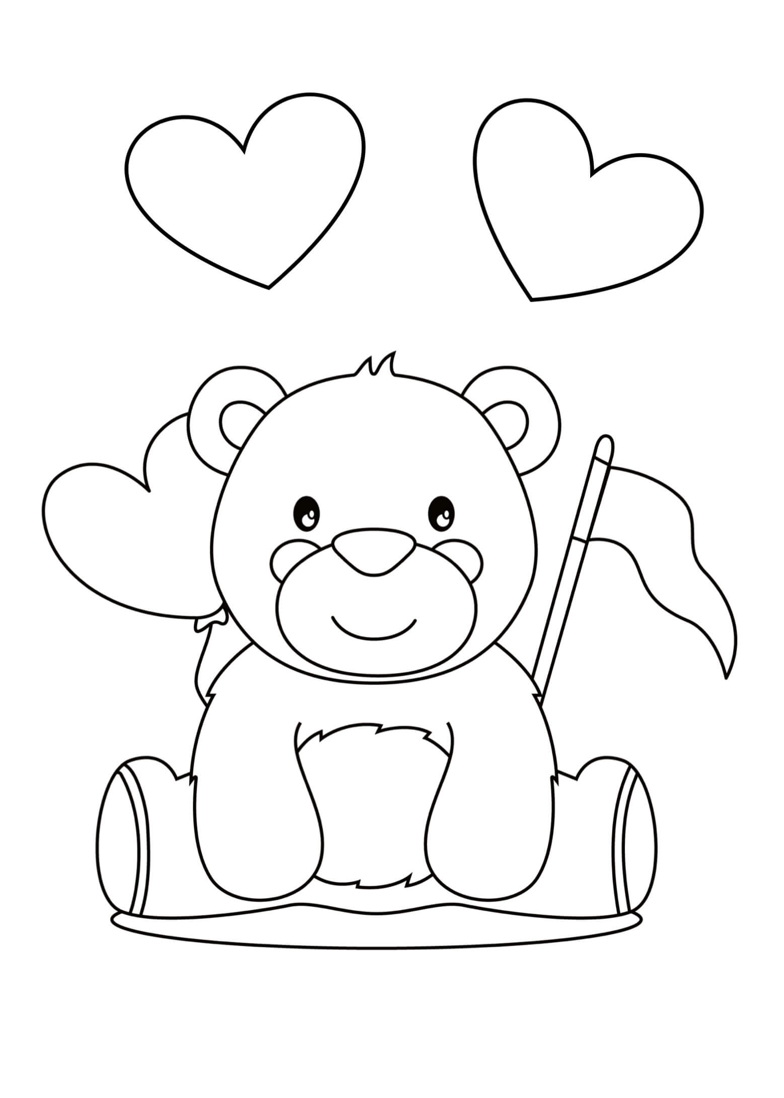 Teddy bear coloring pages