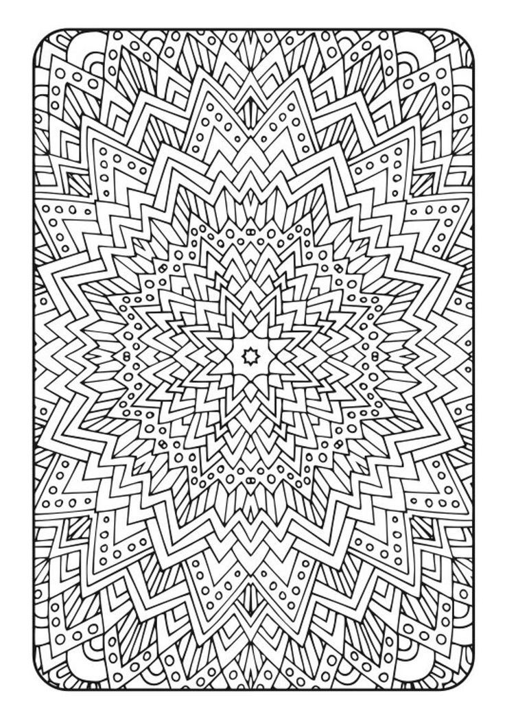 Adult coloring book art therapy volume printable coloring book digital download print color grown