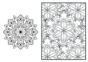 Free mandala coloring pages simple printable