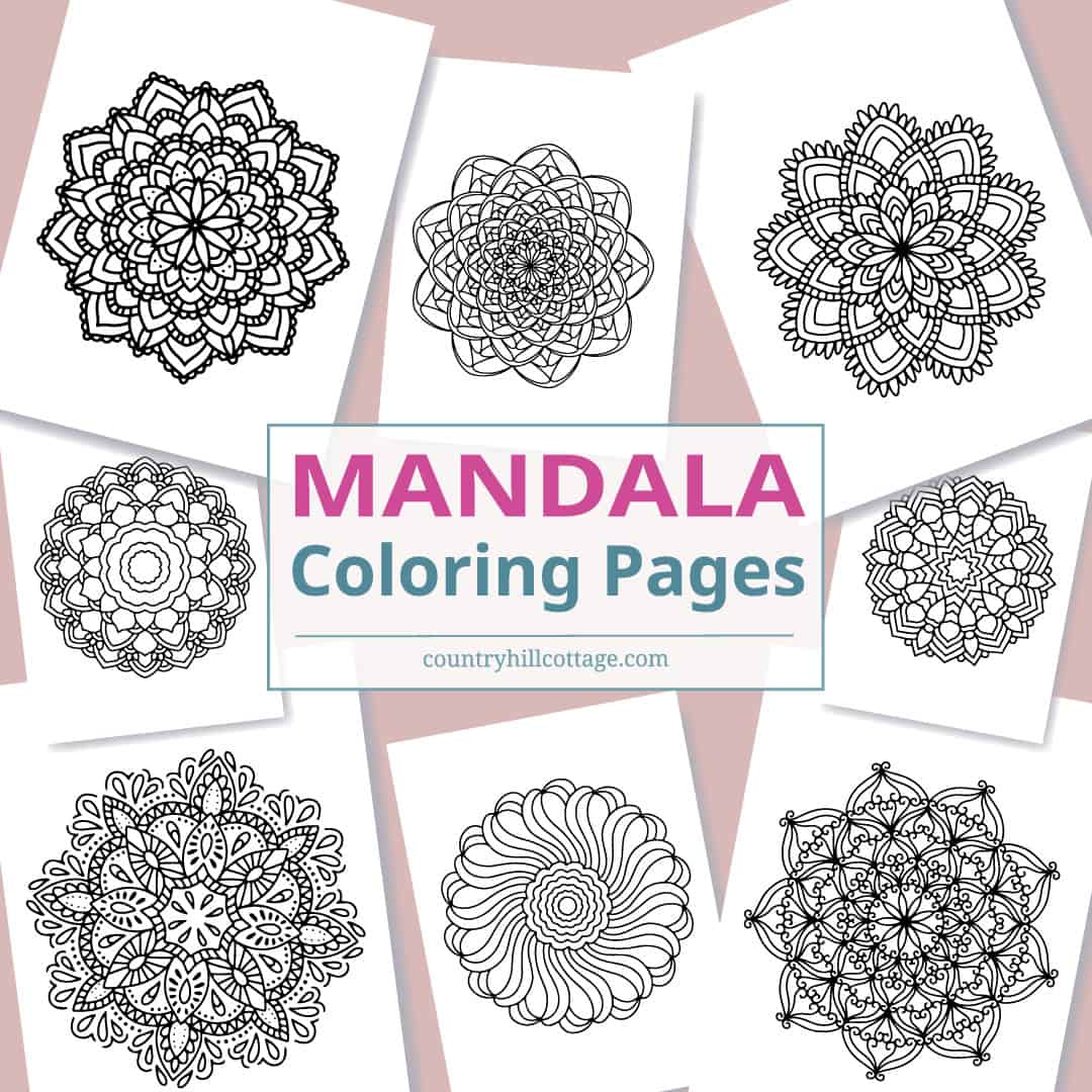 Free printable mandala coloring pages for adults