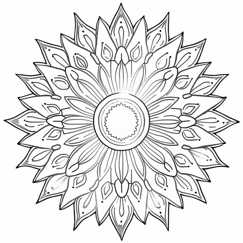 Mandala coloring pages