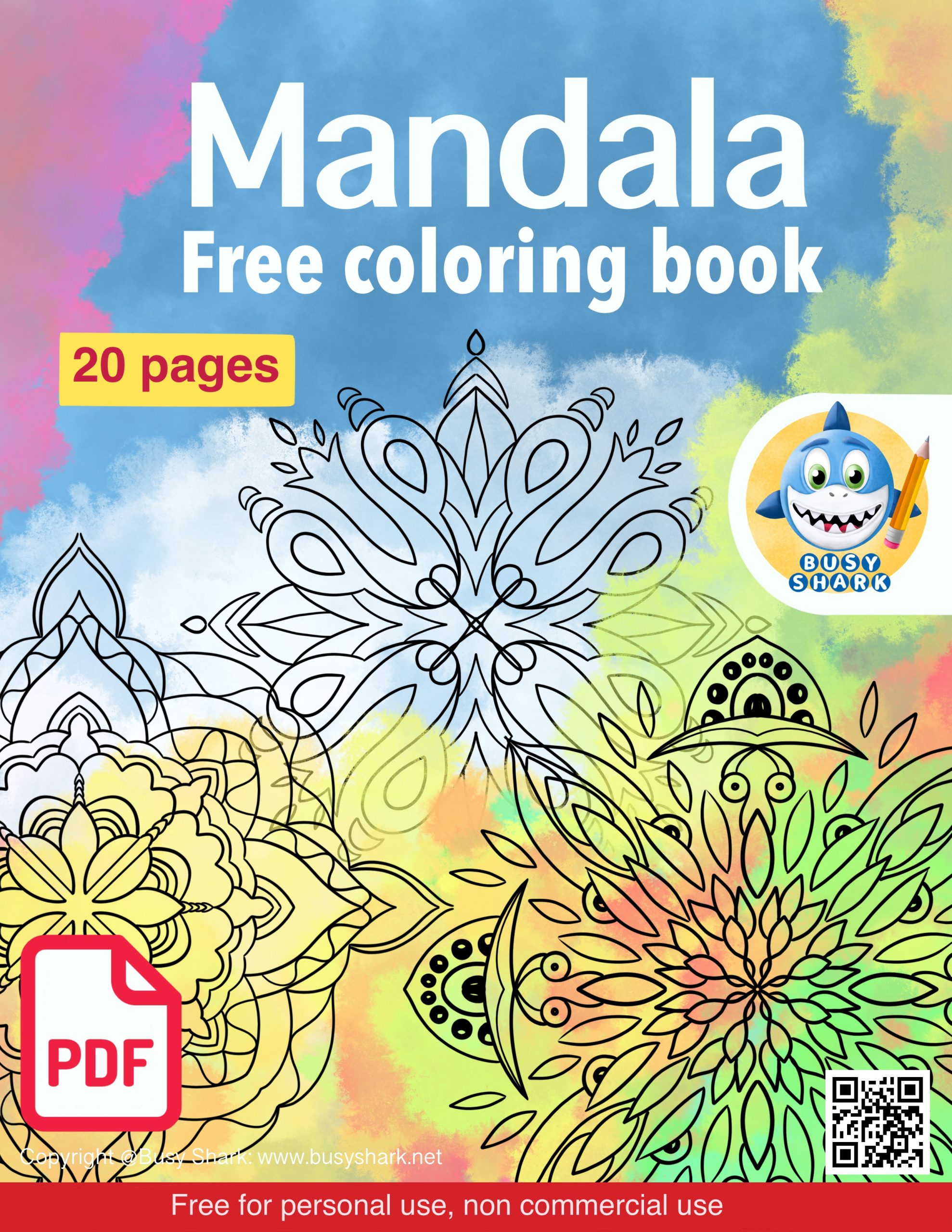 Mandalas coloring book