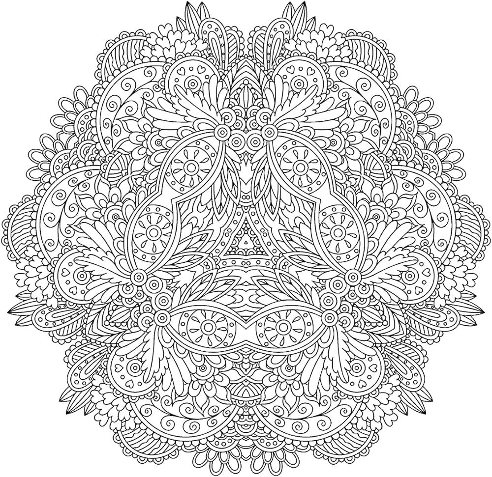 Mandala colouring book arcturus publishing books