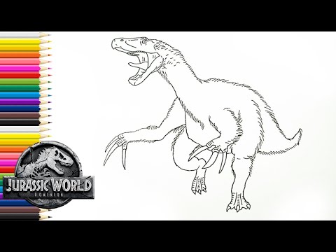 How to draw therizinosaurus fro jw doinion