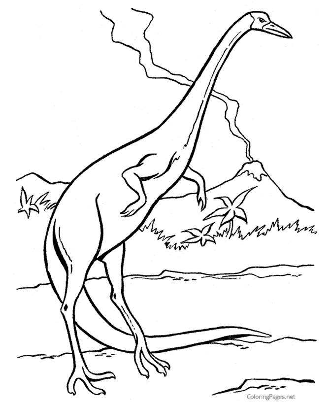 Dinosaur coloring pages for kids