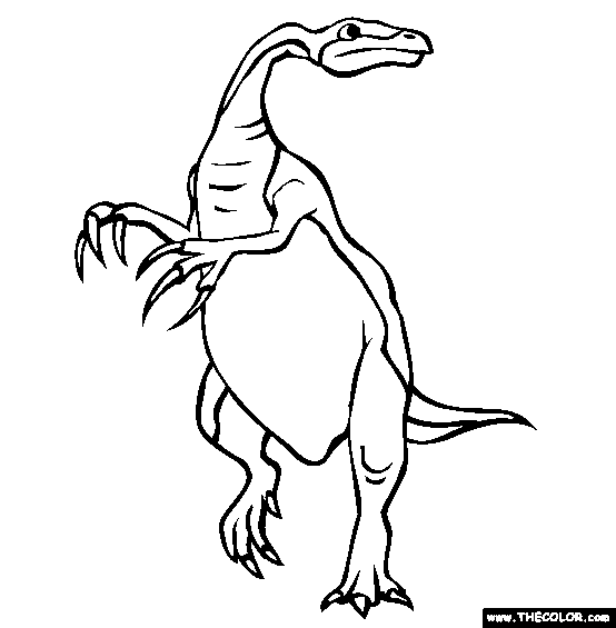 Therizinosaurus online coloring page online coloring pages coloring pages online coloring