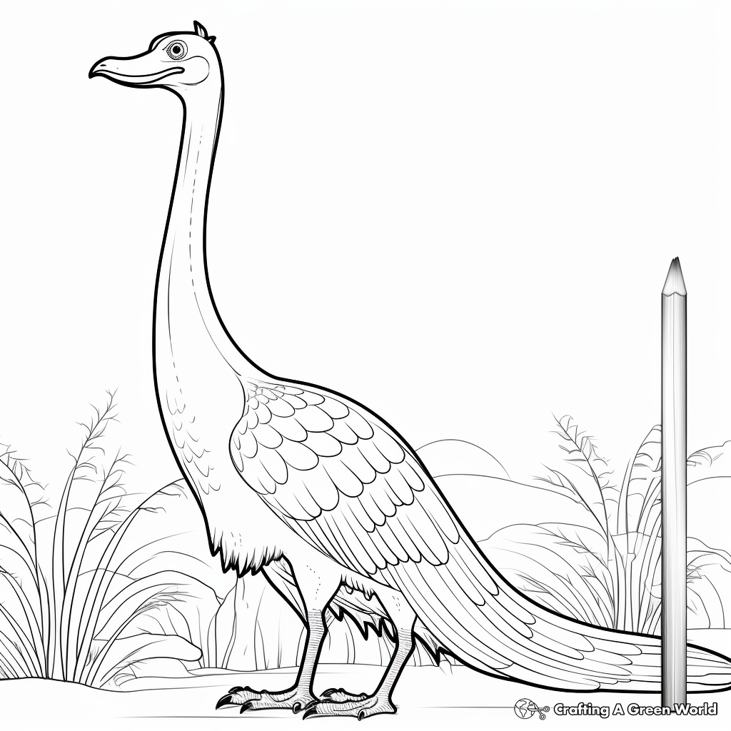 Therizinosaurus coloring pages