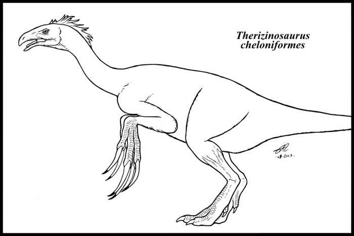 Therizinosaurus dinosaur coloring page dinosaur coloring pages dinosaur coloring animal coloring books