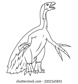 Therizinosaurus over royalty