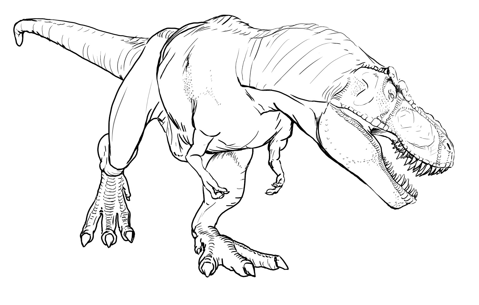 Trex coloring pages