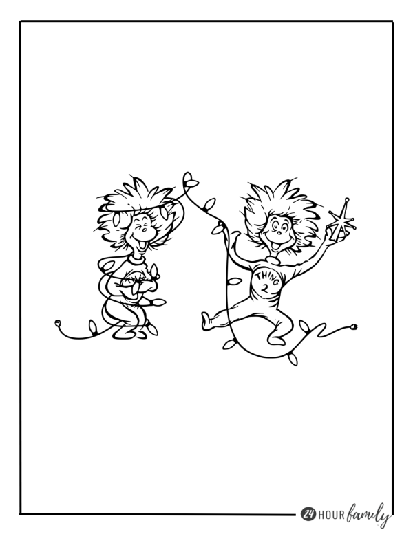 Free dr seuss coloring pages