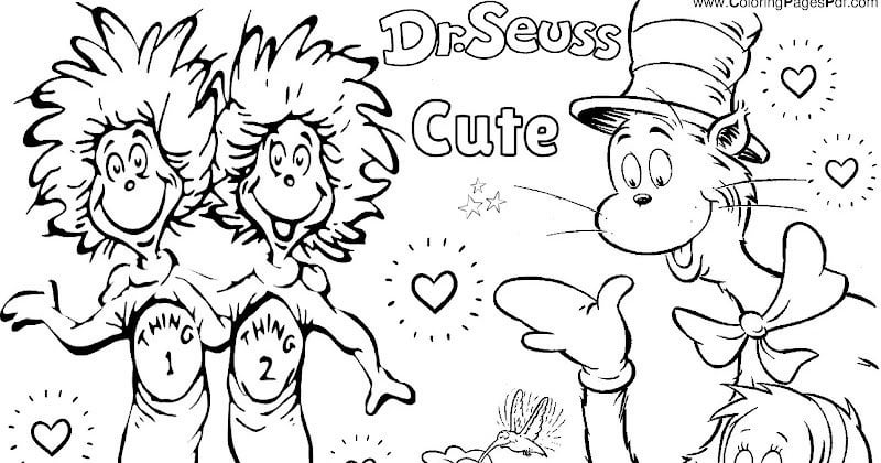 Dr seuss coloring pages for girls rcoloringpagespdf