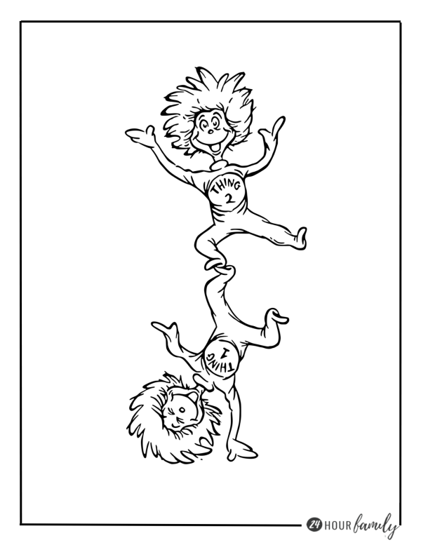 Free dr seuss coloring pages