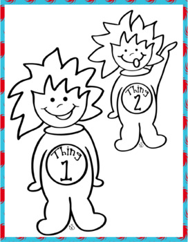 Dr seuss themed coloring pages by year round homeschooling tpt