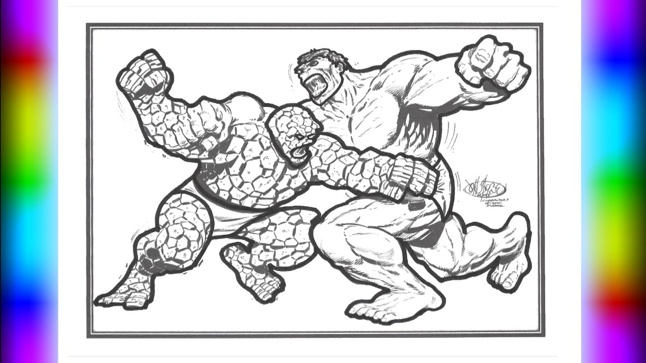 Hulk vs thing