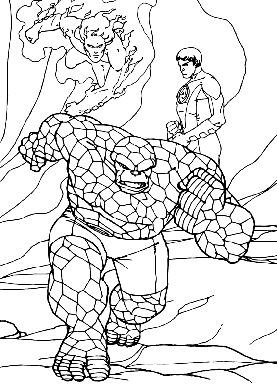 Mighty coloring pages