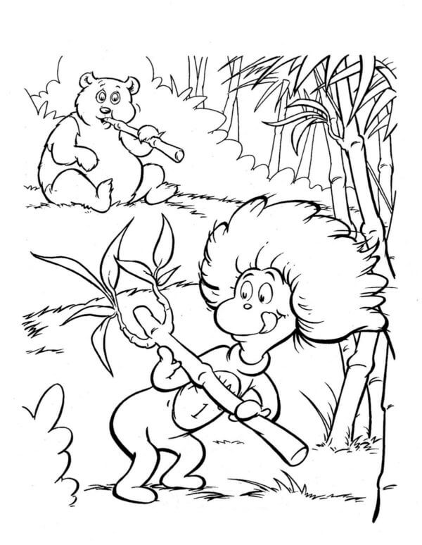 Dr seuss coloring pages