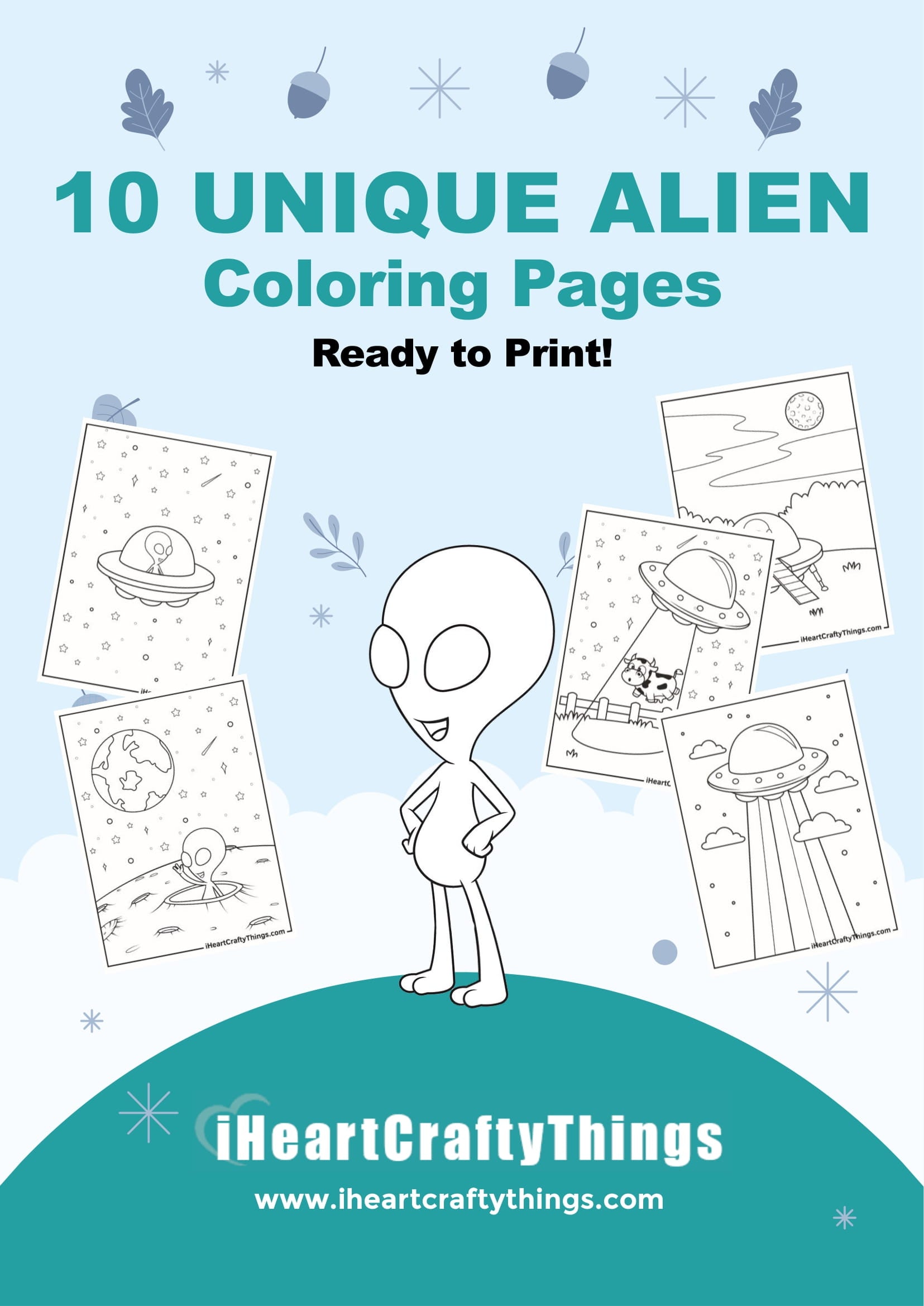 Alien coloring pages â i heart crafty things