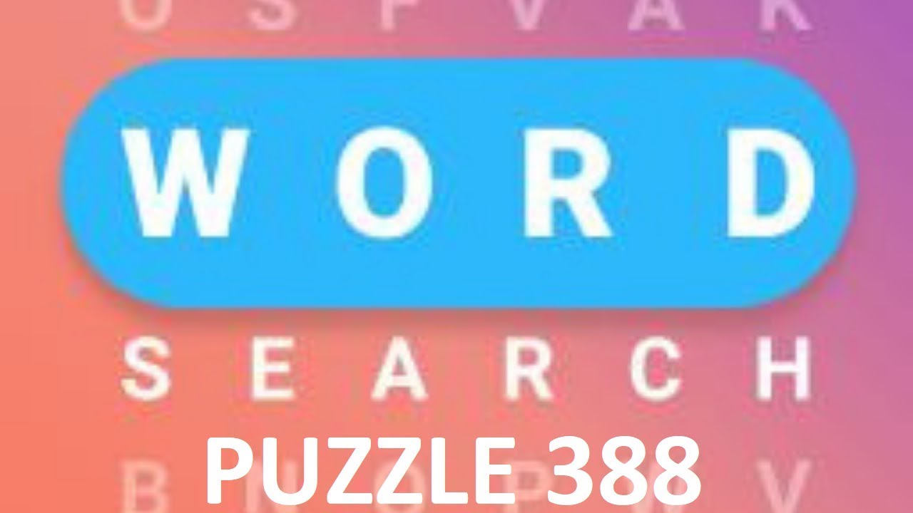 Word search things that sink