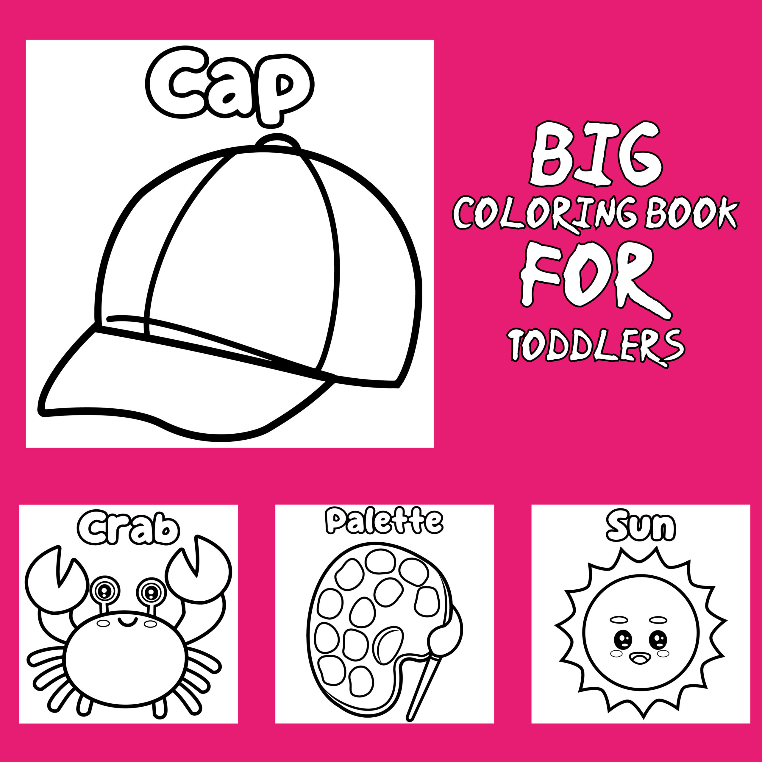 Easy and big coloring books for toddlers coloring pages for boys and girls made by teachers