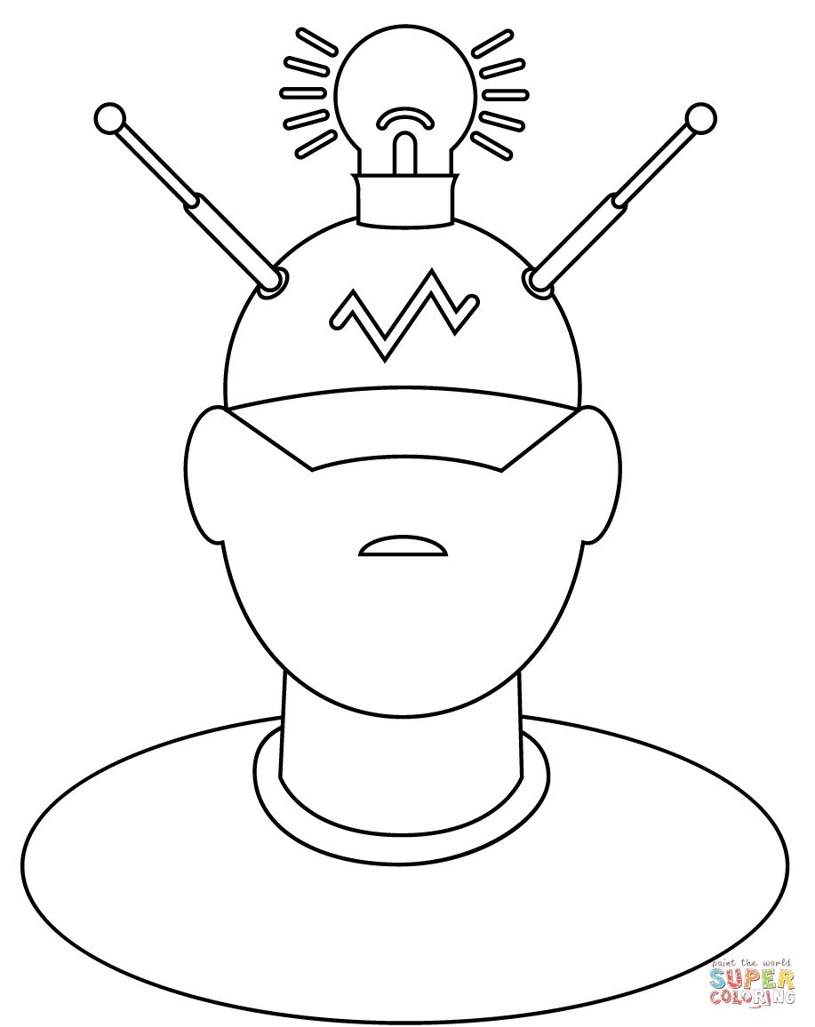 Thinking cap coloring page free printable coloring pages