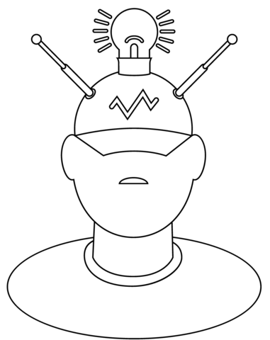 Thinking cap coloring page free printable coloring pages