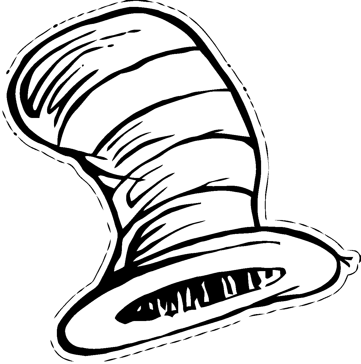 Hat coloring pages