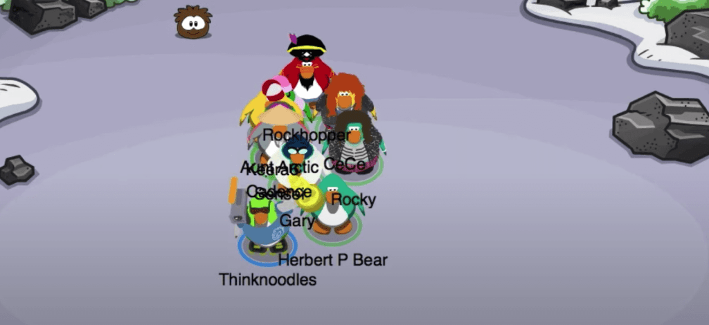 Memory from the past â club penguin mountains