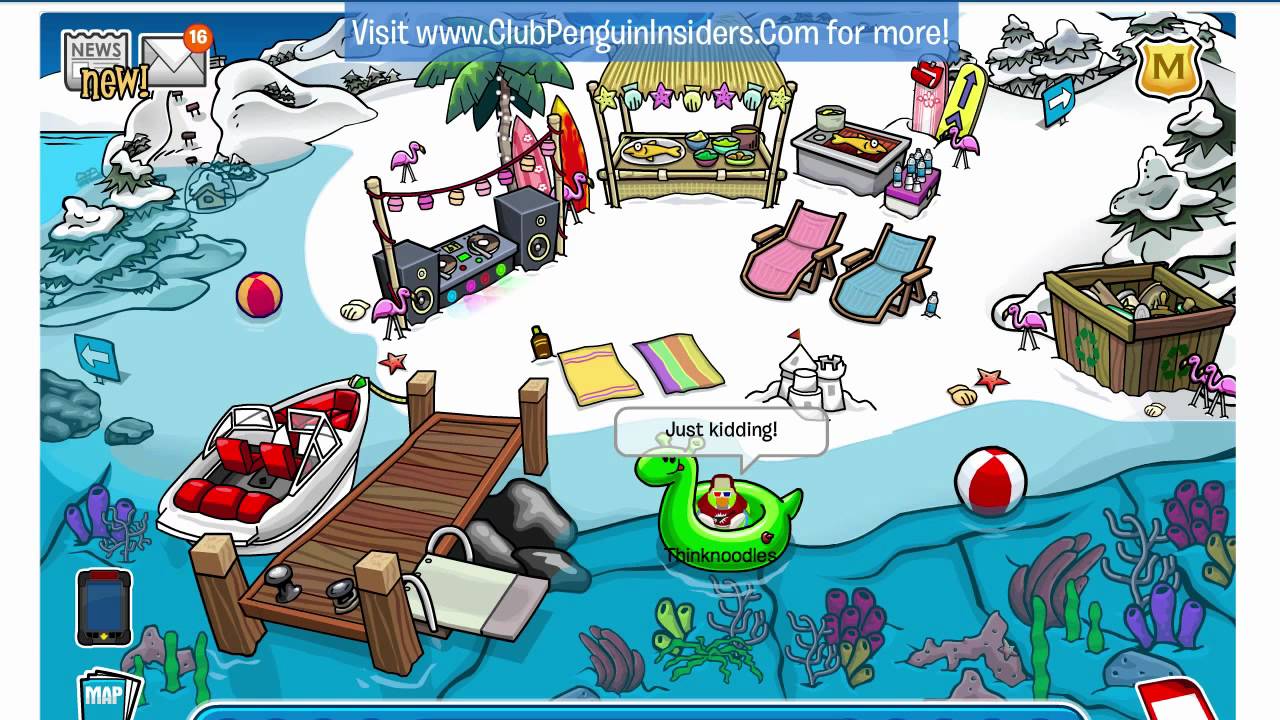 Club penguin underwater cheats