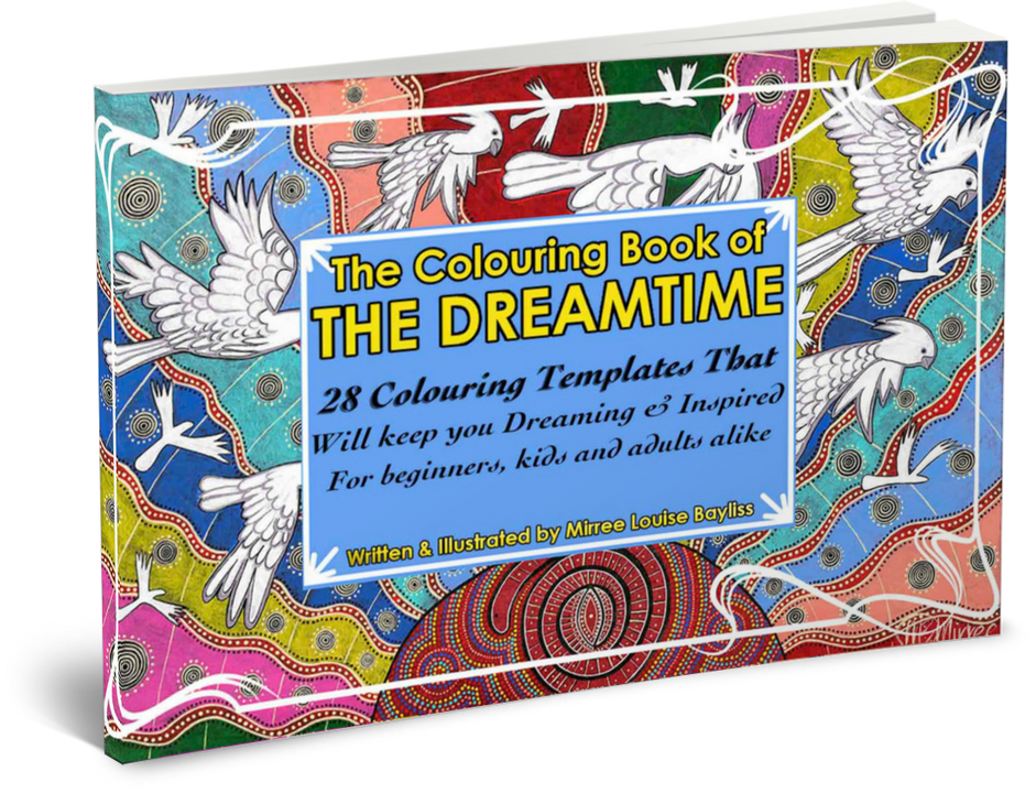 Dreamtime colouring book colouring book by mirree contemporary dream â the official website art by mirree