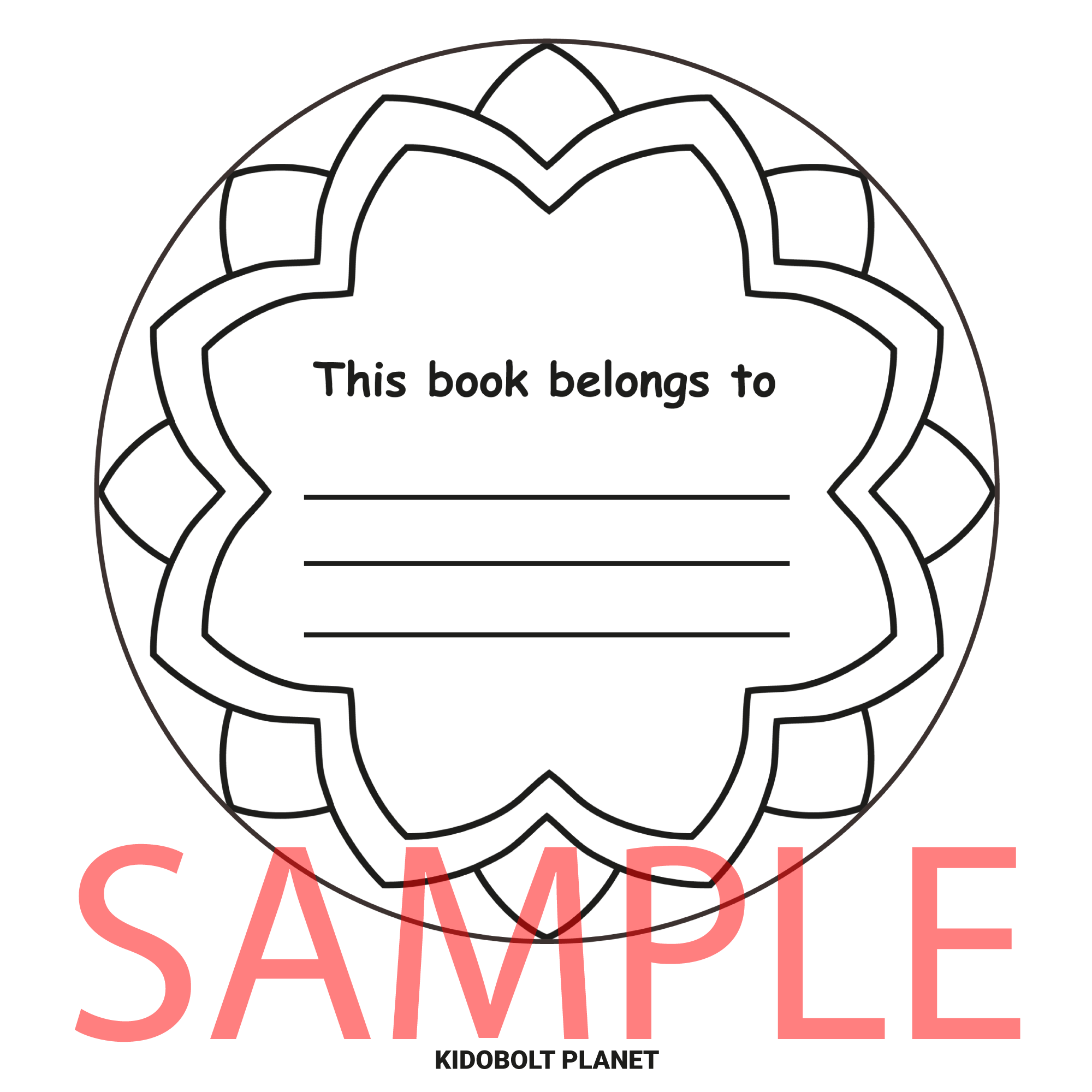 Growth mindset mandala printable coloring book for made by teachers