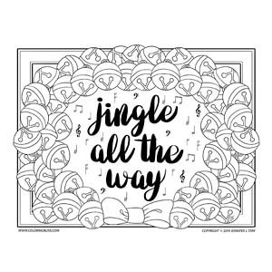 Download beautiful free printable winter coloring pages