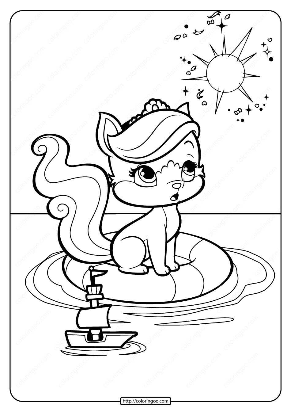 Free printable palace pets treasure coloring page puppy coloring pages coloring pages cute coloring pages