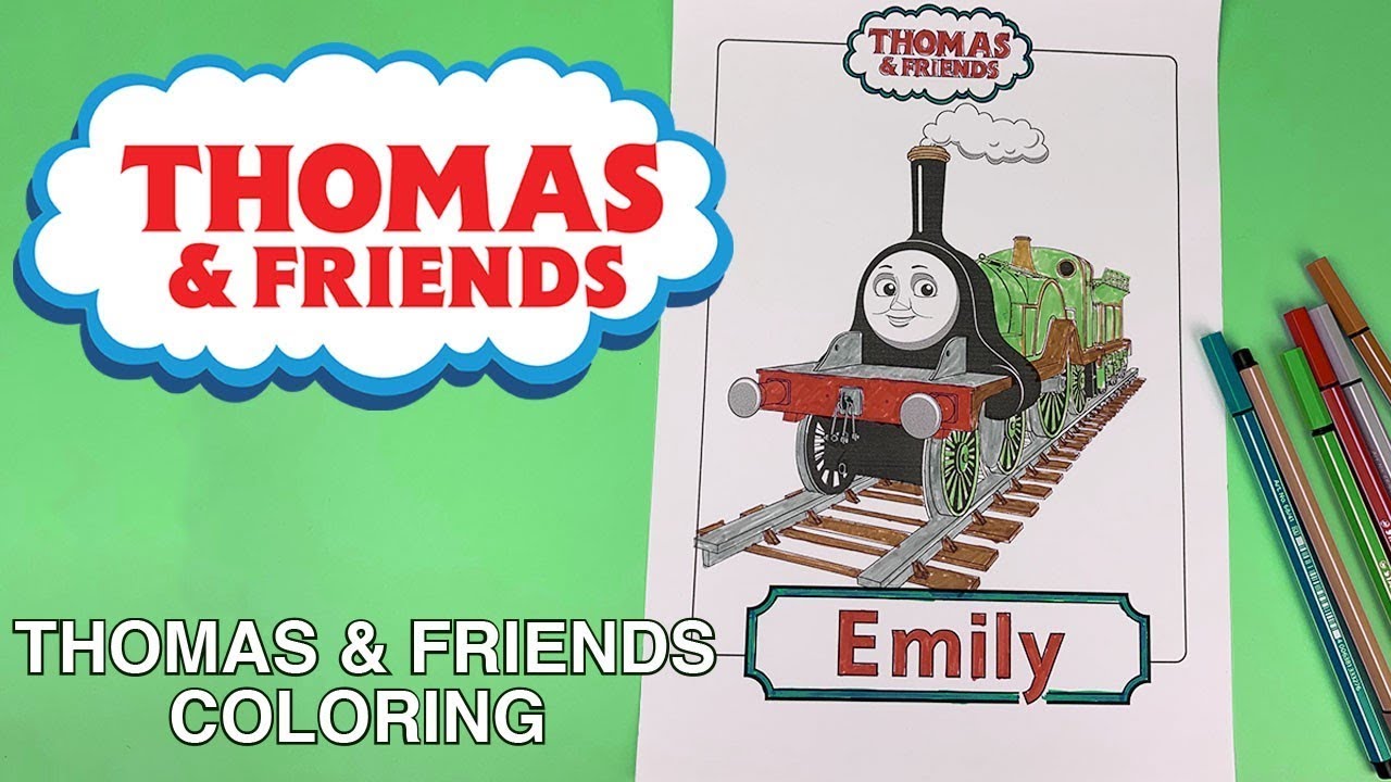 Thomas friends coloring pages ðemily coloring page