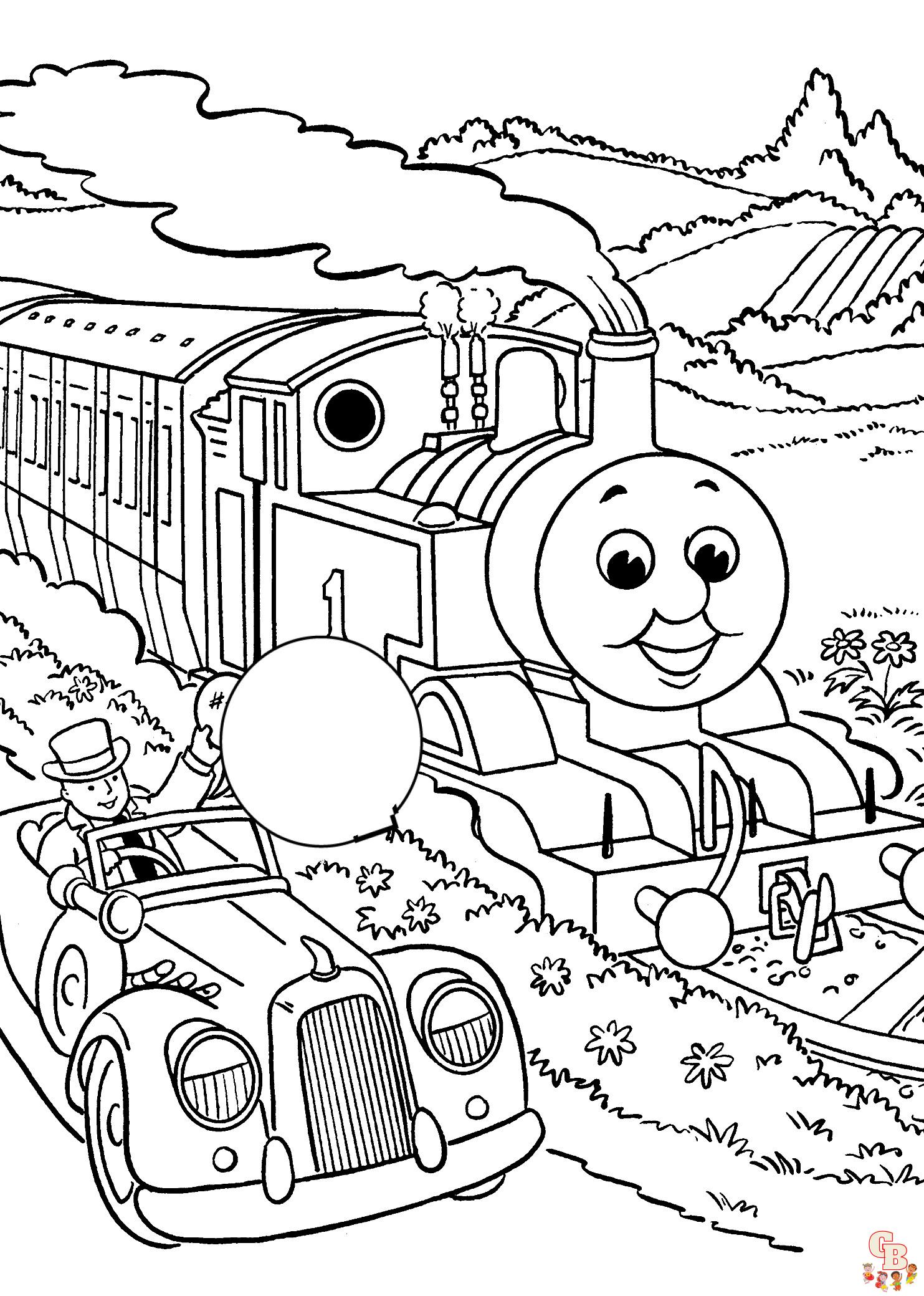 Discover the best thomas and friends coloring pages