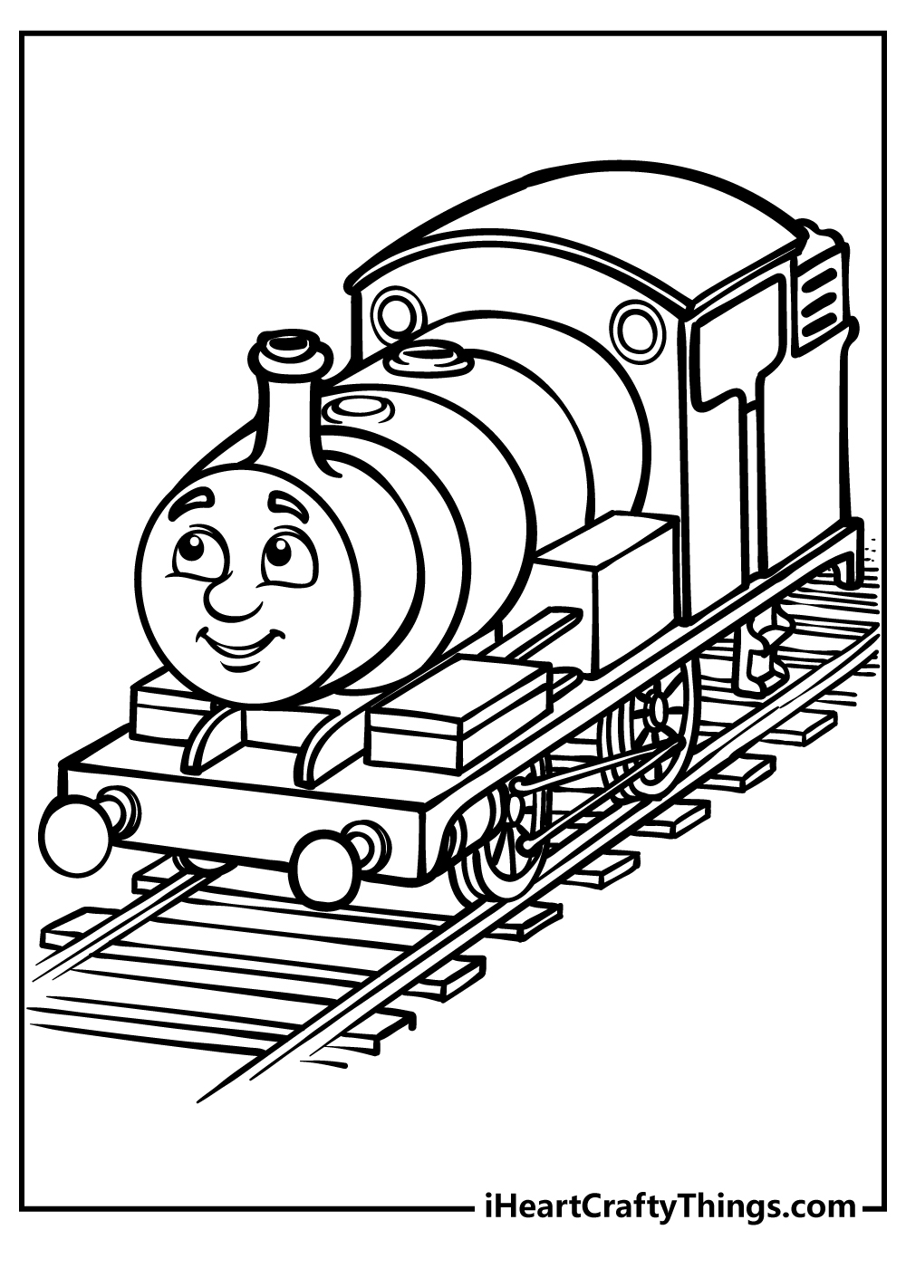 Thomas the train coloring pages free printables