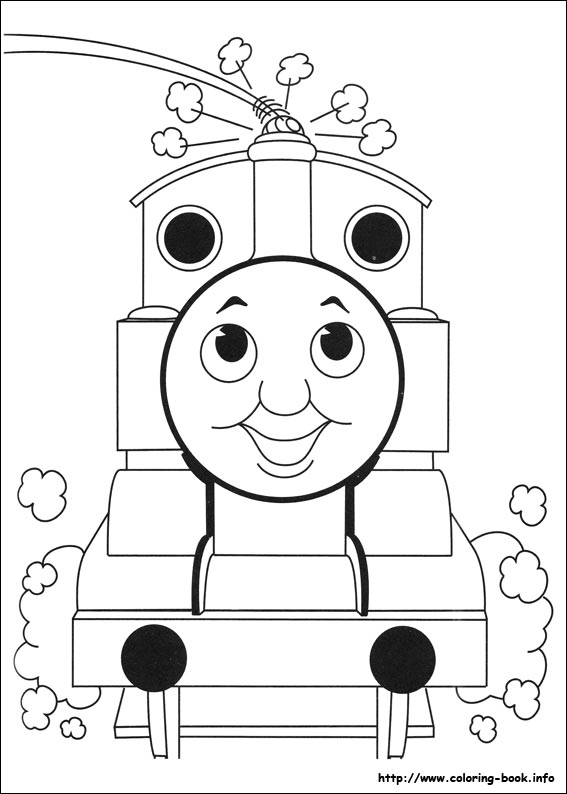 Thomas and friends coloring picture