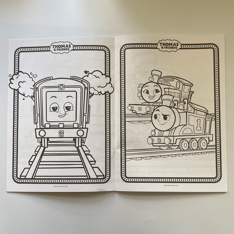 Thomas frnds colouring book