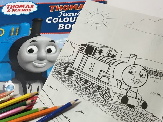 Lets color thomas the tank engine coloring in thomas engine review