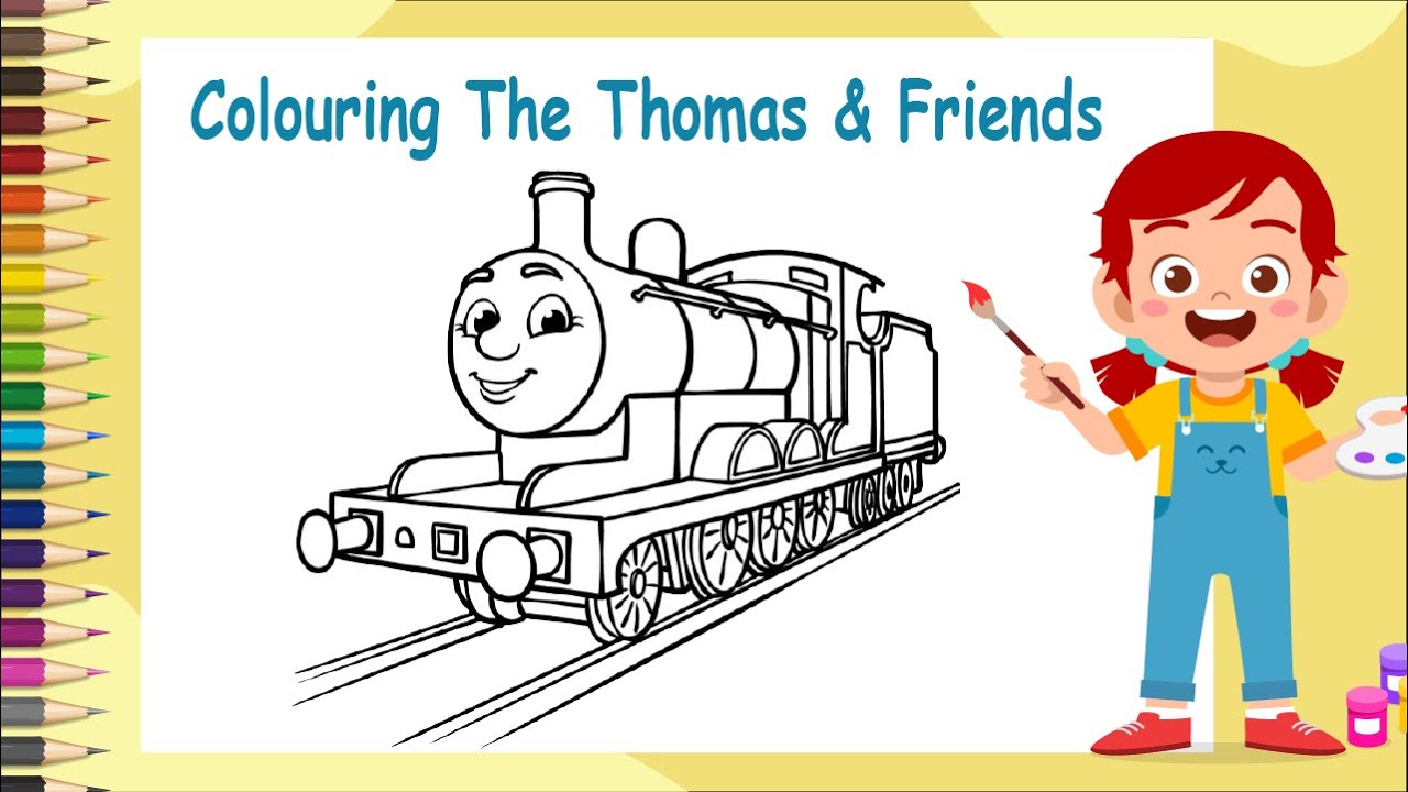 Thomas friends coloring page thomas train engine coloring page the coloring page