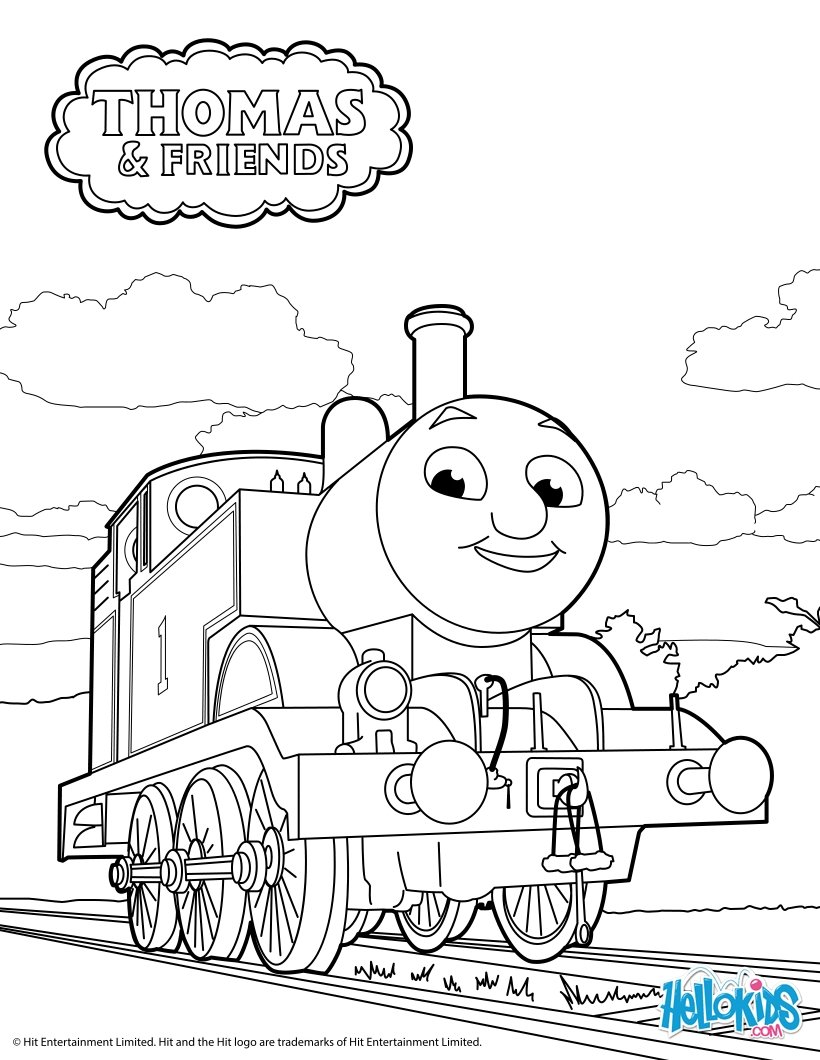 Thomas the tank engine coloring pages