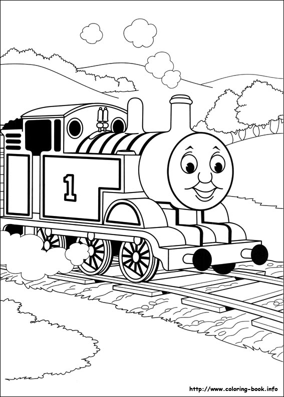 Thomas and friends coloring picture