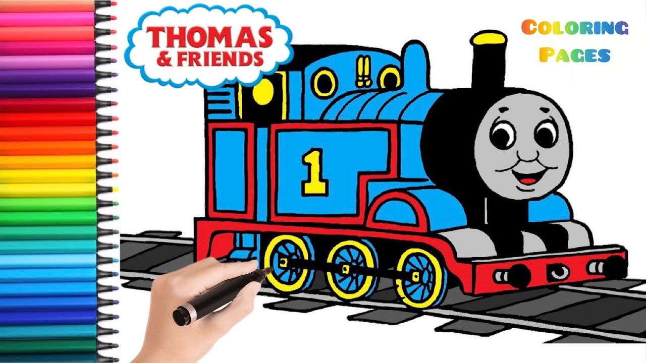 Coloring thoas train coloring pages thoas friends