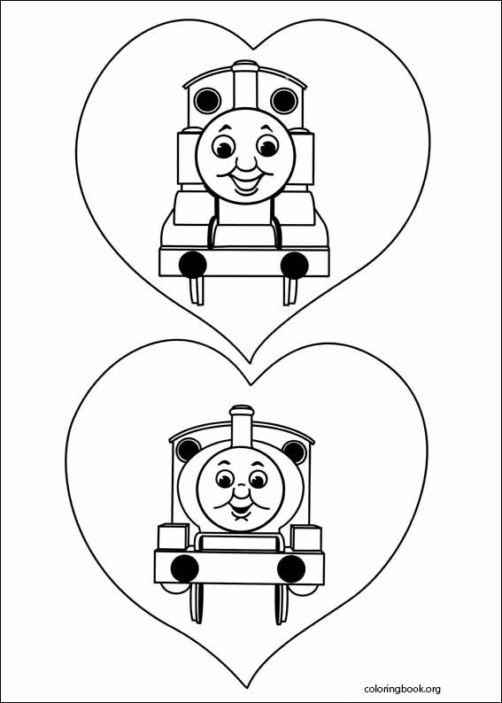 Thomas friends coloring page