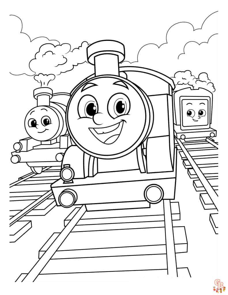 Discover the best thomas and friends coloring pages